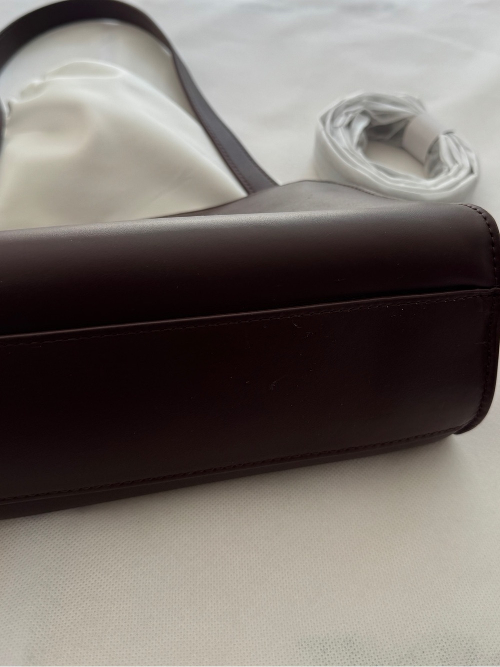 Brown Leather Shoulder Bag - Picture 11 of 12